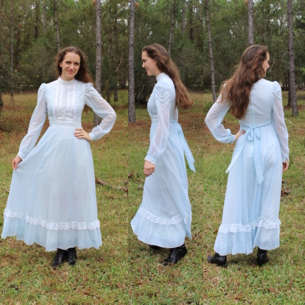 SOLD Gunne Sax Southern Belle Gown - Picture 6 of 8